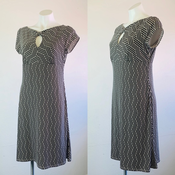 Ann Taylor Geometric Print Dress Size 8